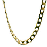 20" Pre-owned 9CT Flat Curb Chain (31.8g)